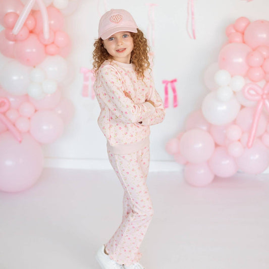 Rose Flare Sweat Set