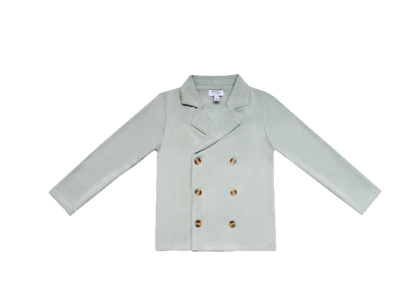 Sage Green Cotton Knit Suit