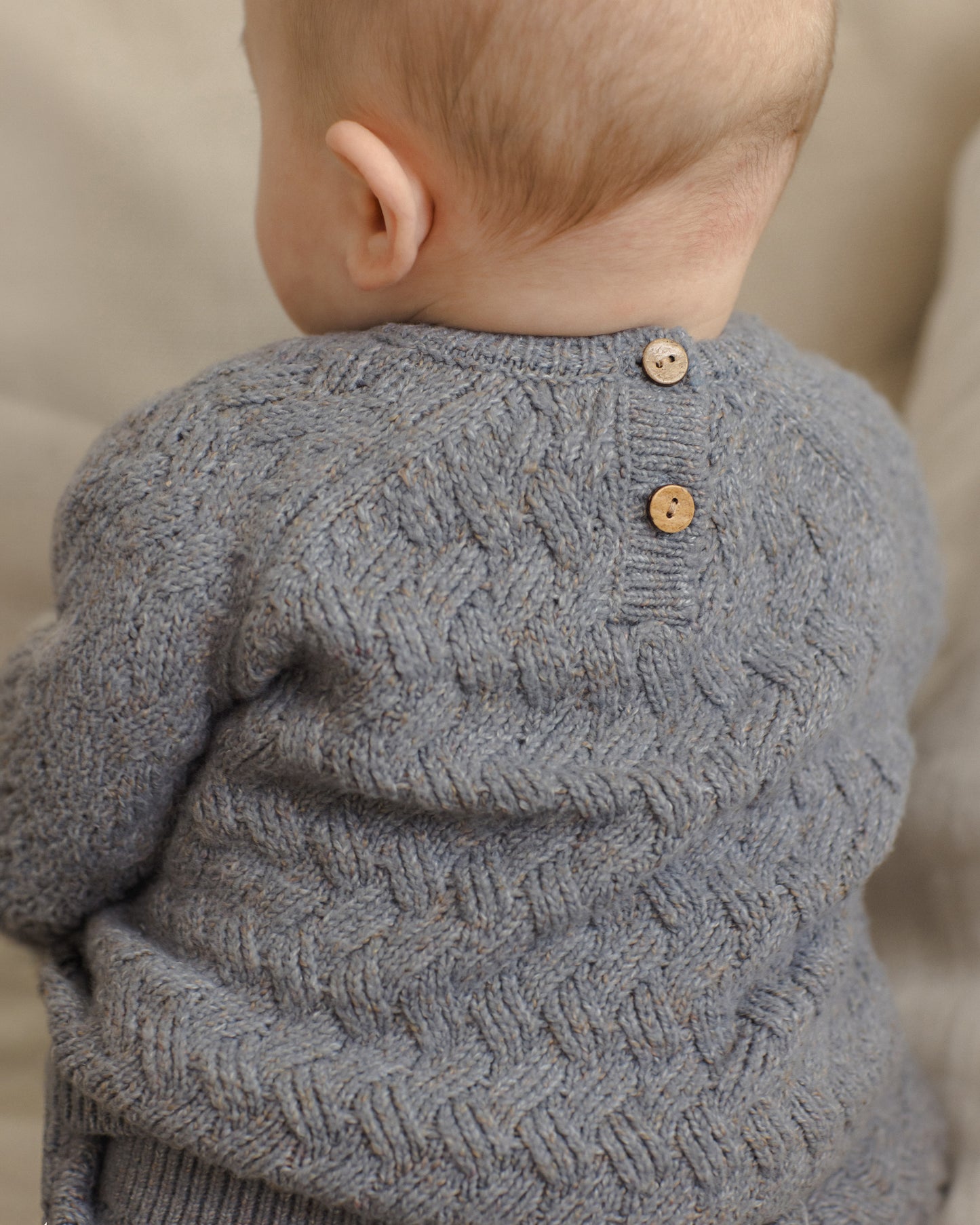 Knit Sweater Set Heathered Slate