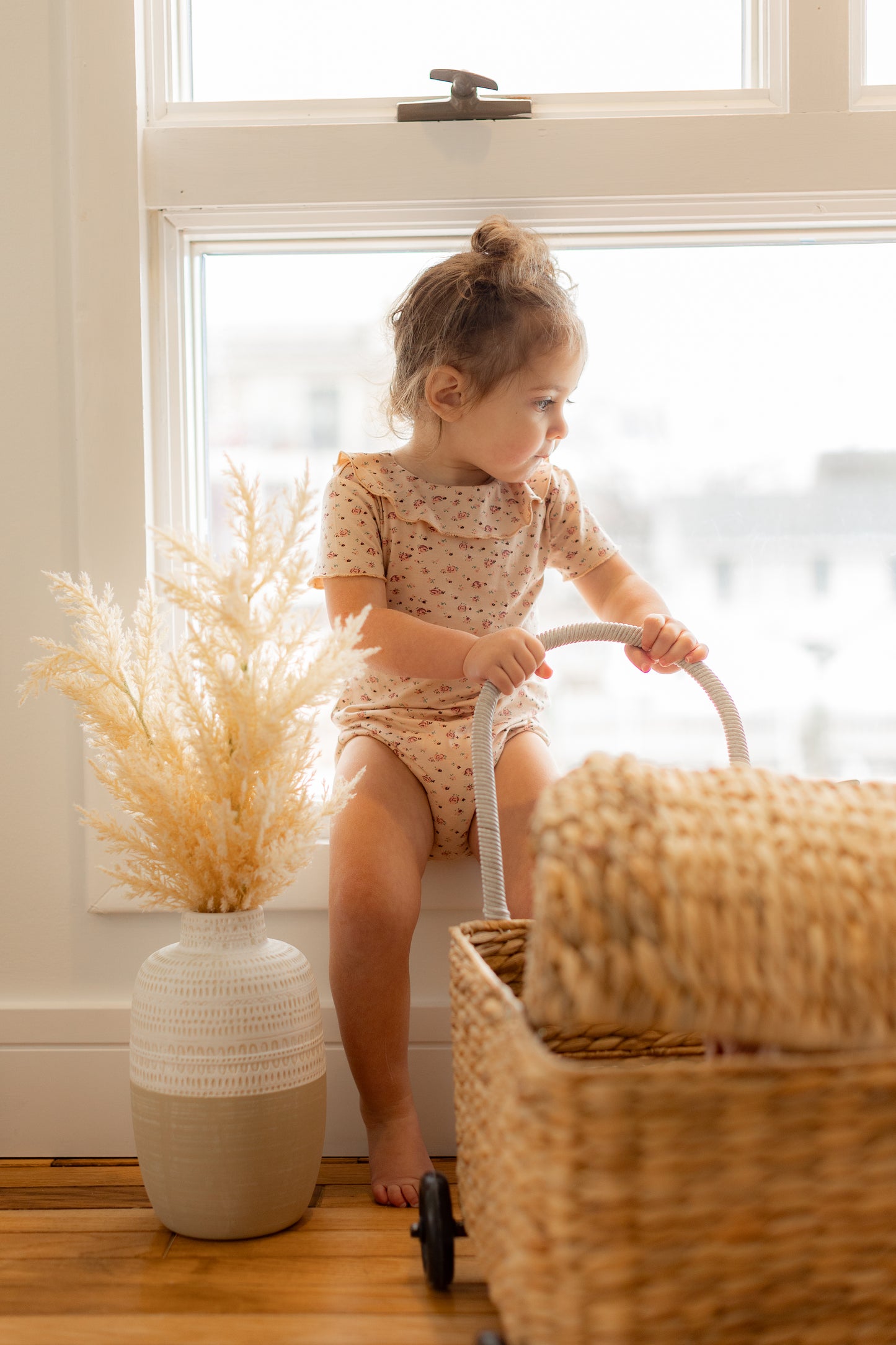 Fragile - Baby Short Onesie With Ruffle Collar