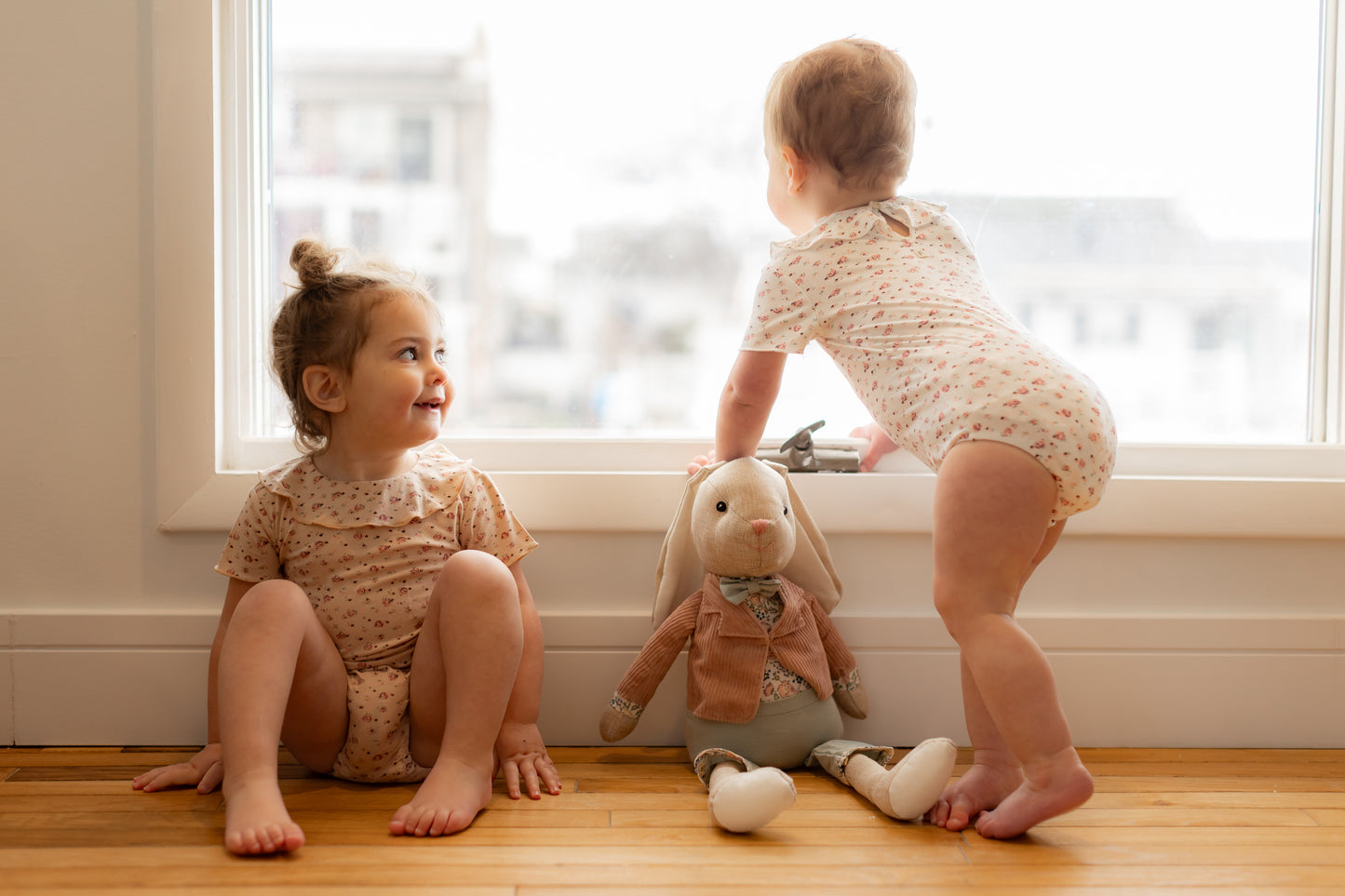 Fragile - Baby Short Onesie With Ruffle Collar