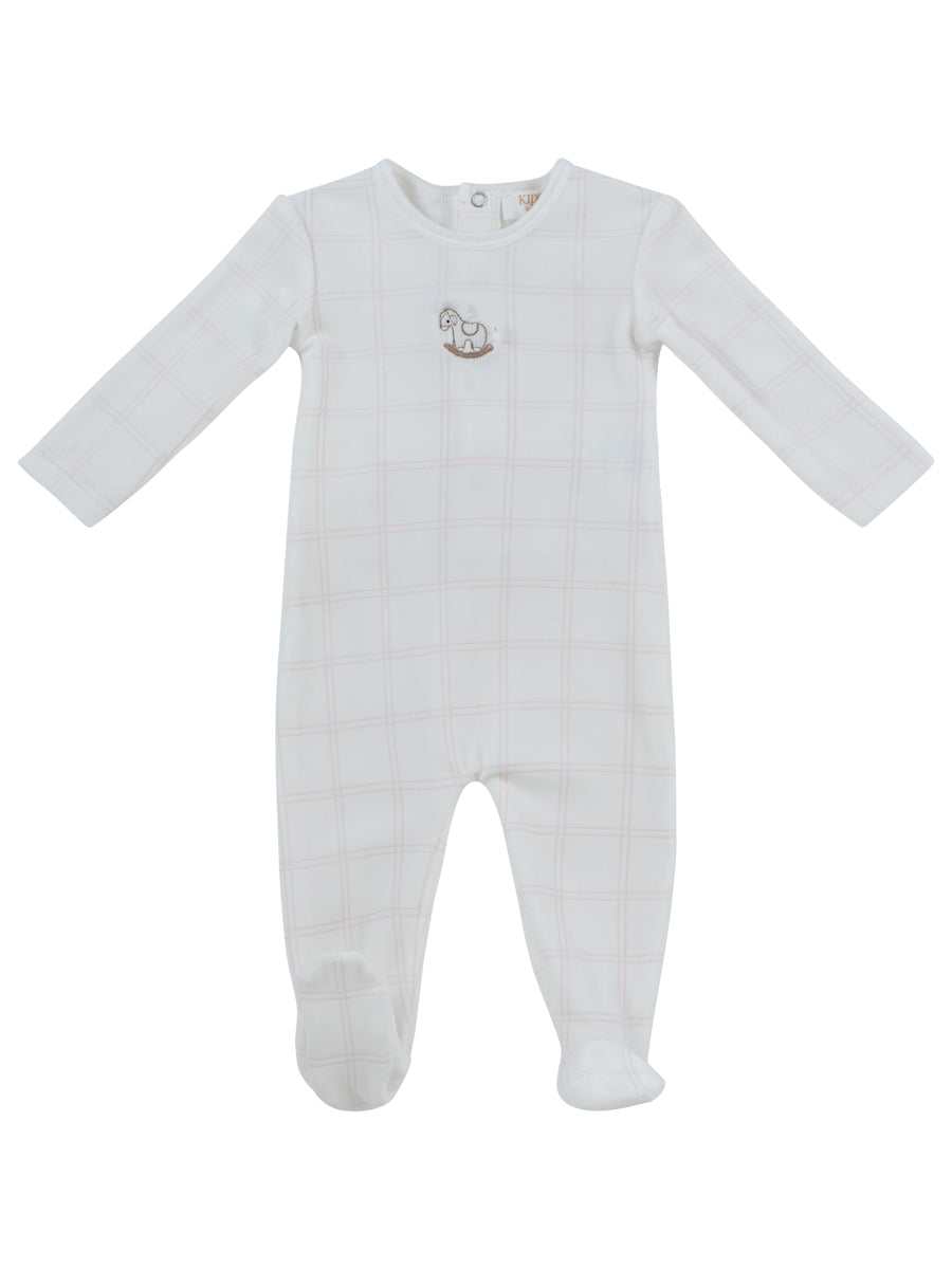 Whinny Plaid Footie