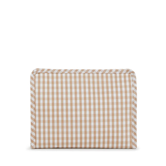 ROADIE POUCH - GINGHAM KHAKI