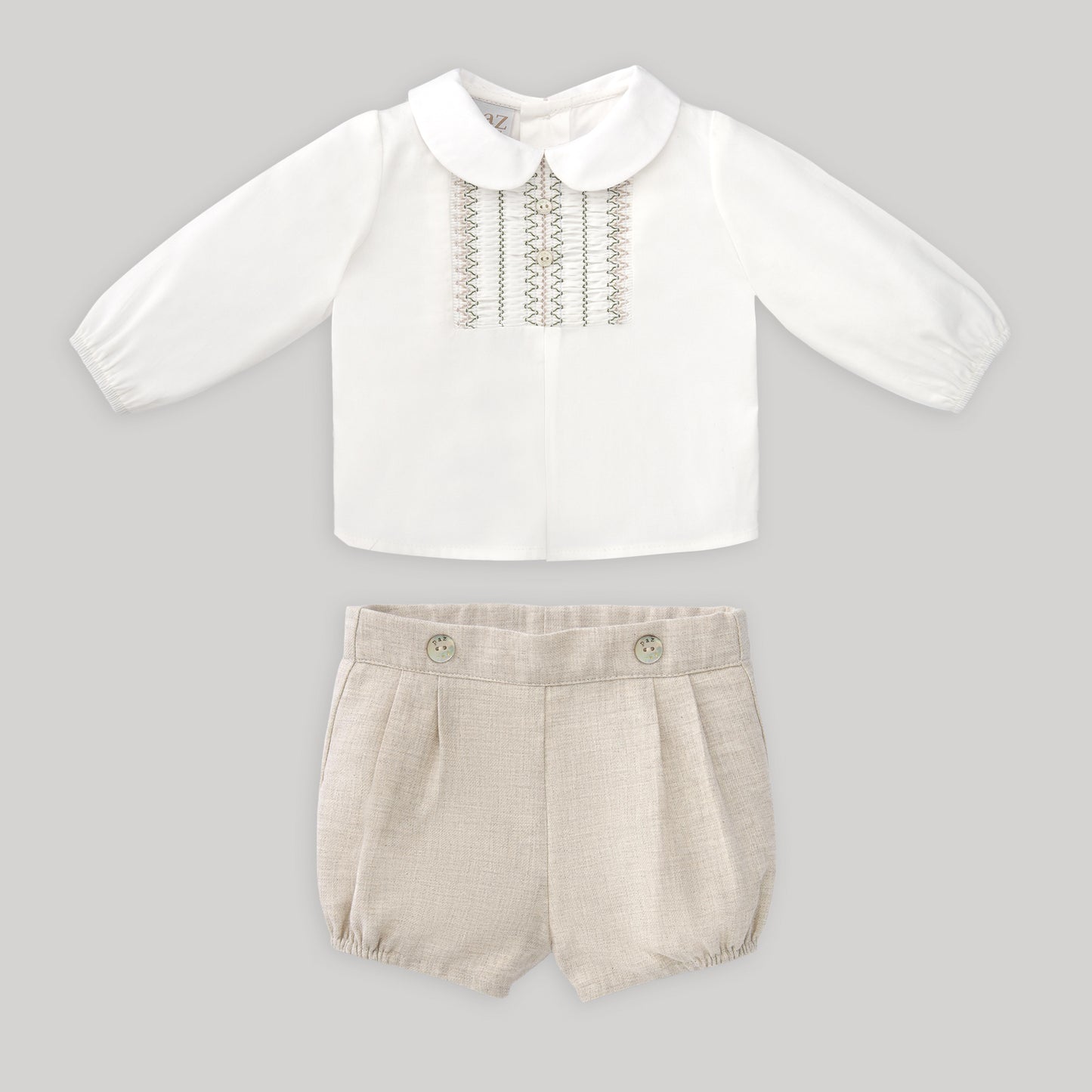 WOVEN BLOUSE AND SHORT "ARRULLO"