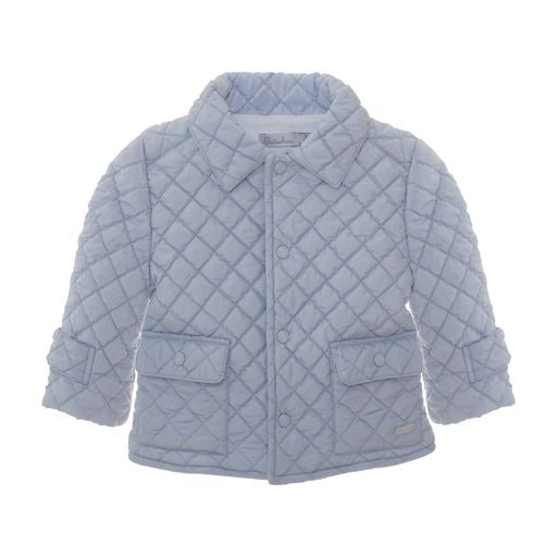 Blue Microfiber Coat