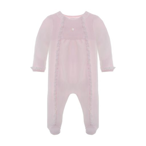 Pink Jersey Babygrow
