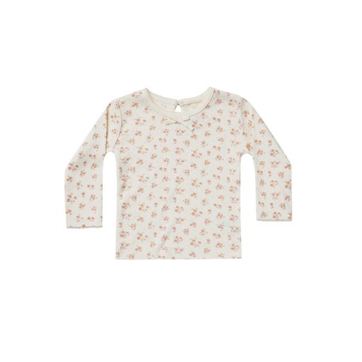 POINTELLE SHIRT AND LEGGING | BLUSH FLORAL