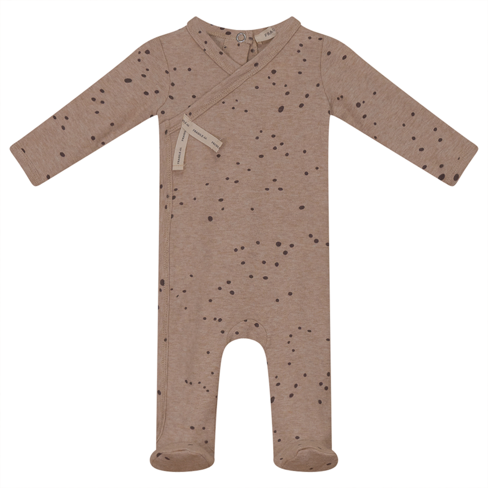Fragile Bebe - Baby Boy Romper Set With Knot At Side