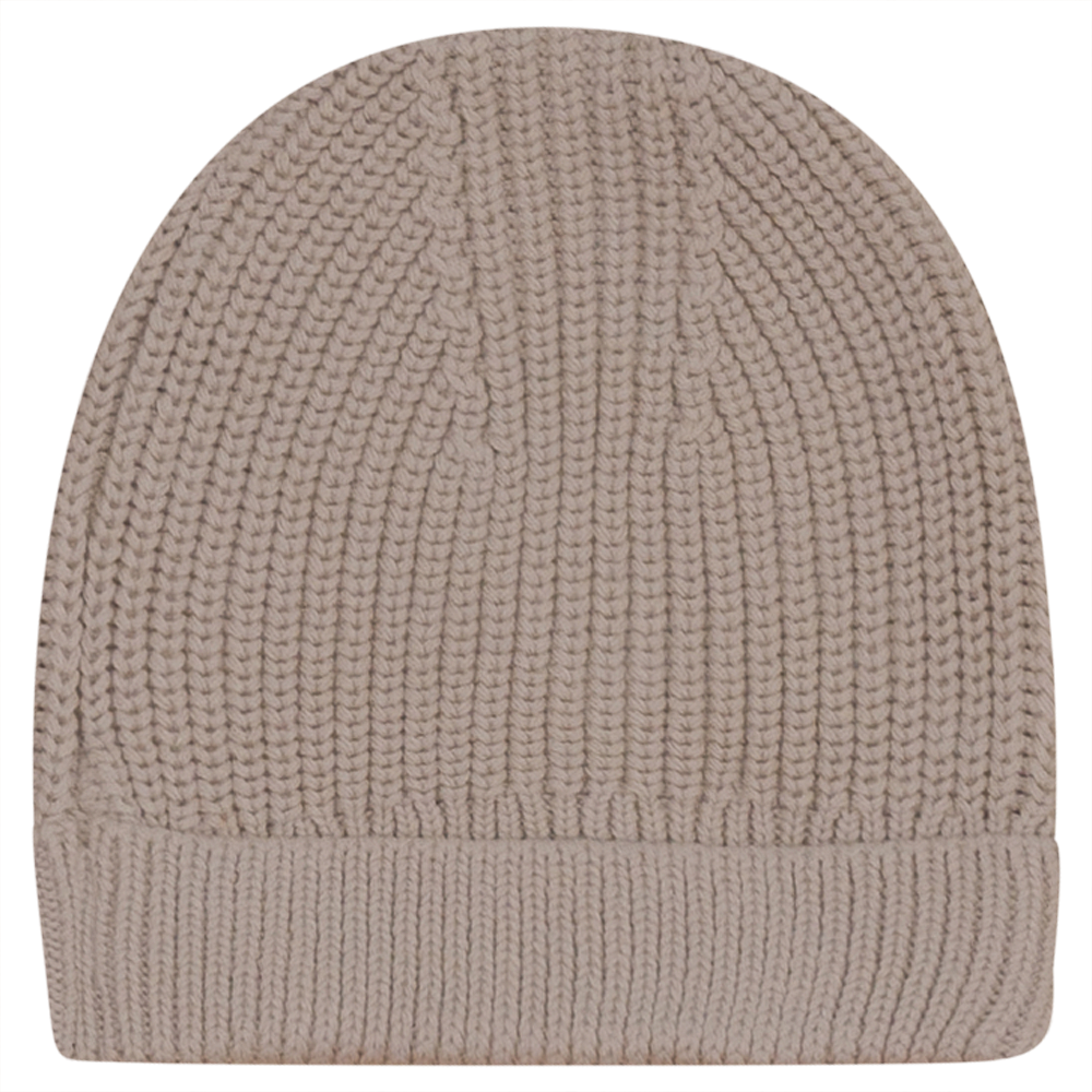 Baby Rib Hooded Knit Jacket With Hat