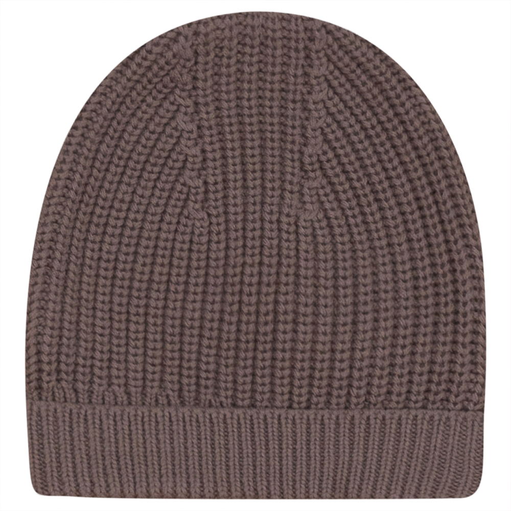 Baby Rib Hooded Knit Jacket With Hat
