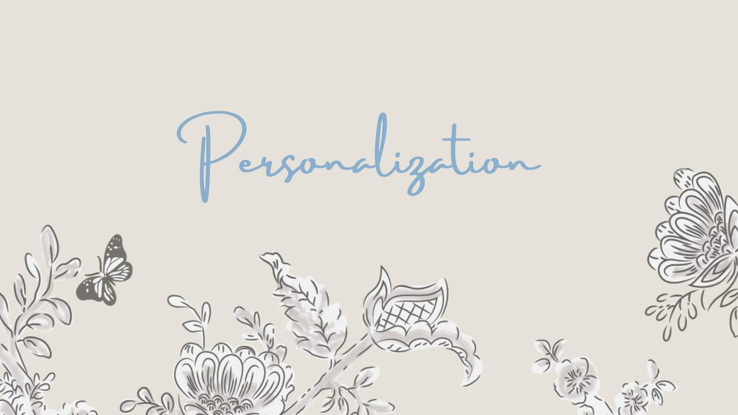 Personalization One Name +$14