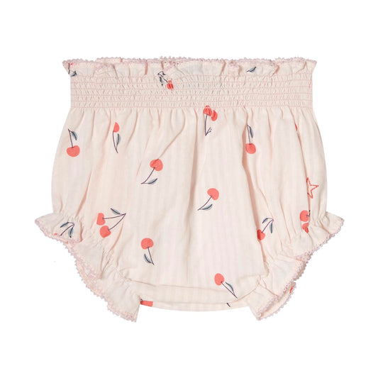 Cherry Printed Ruffle Bloomer and Blouse Set