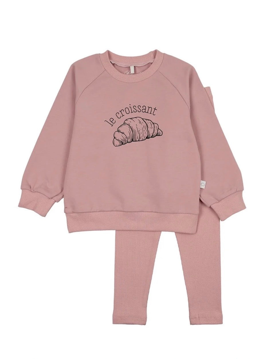 Le croissant set pink
