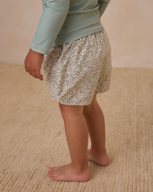 Swim Shorts Green Garden