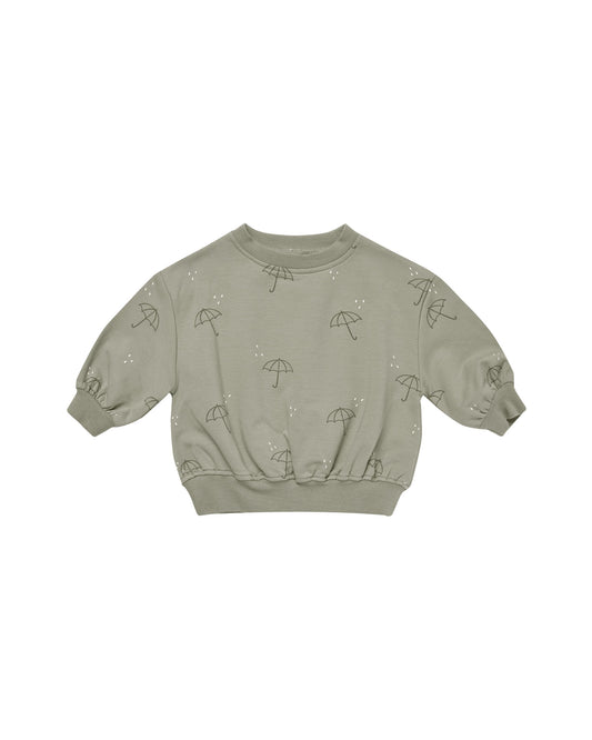 RELAXED FLEECE SWEATSHIRT AND SWEATPANTS || UMBRELLAS
