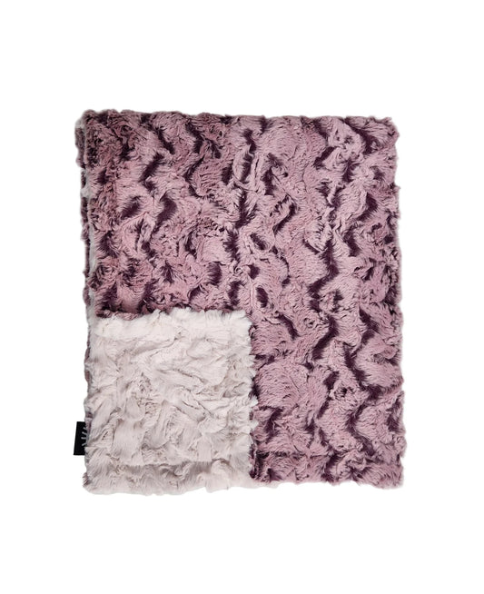 Wild muave minky blanket