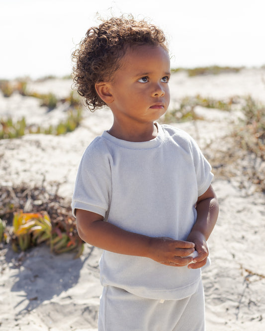 Terry Tee and Short Set Sage