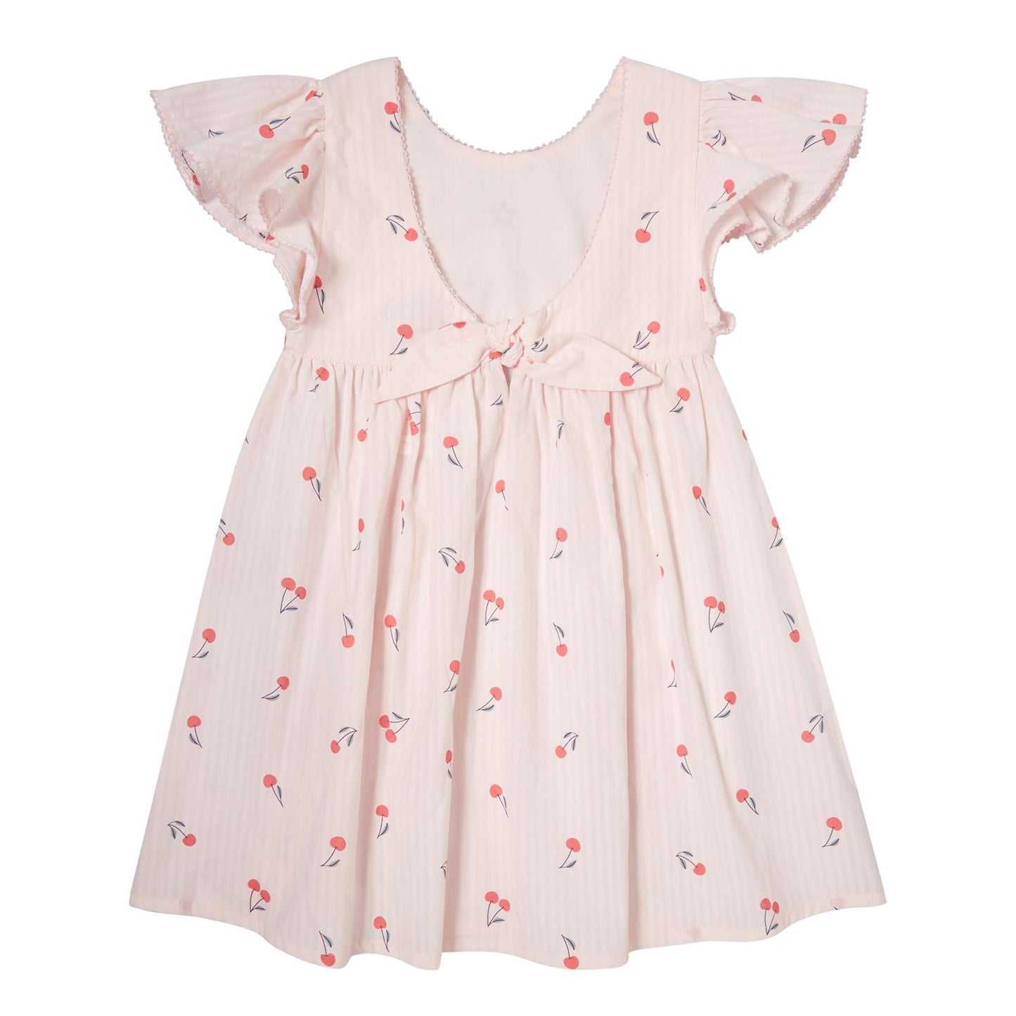 SHORT CHERRIES PRINT DRESS