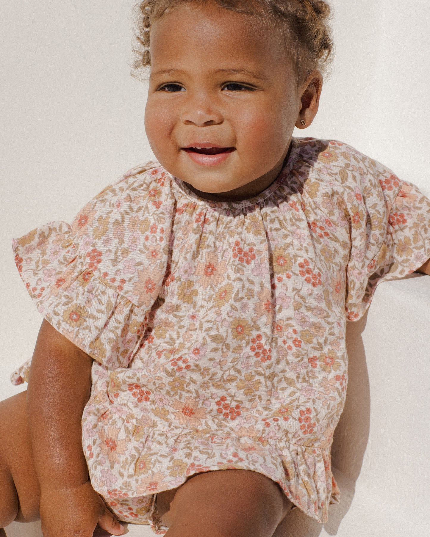 BUTTERFLY TOP + BLOOMER SET || PINK GARDENIA