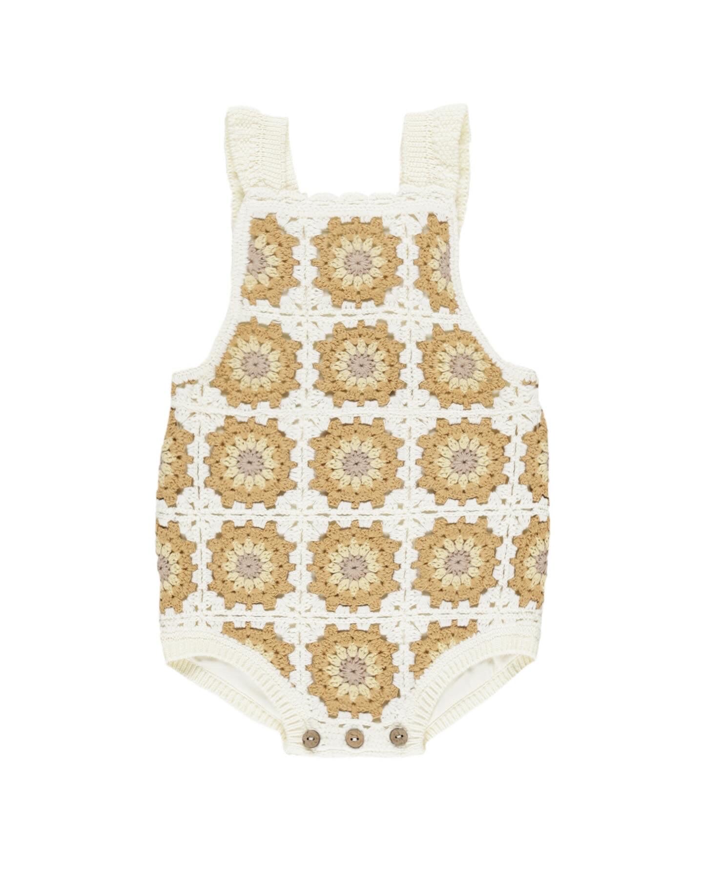 Crochet Romper Marigold Daisy