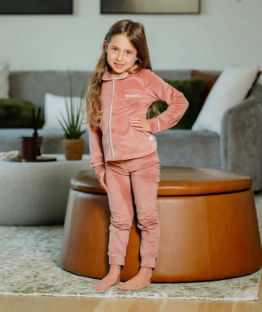 Velour PJs pink