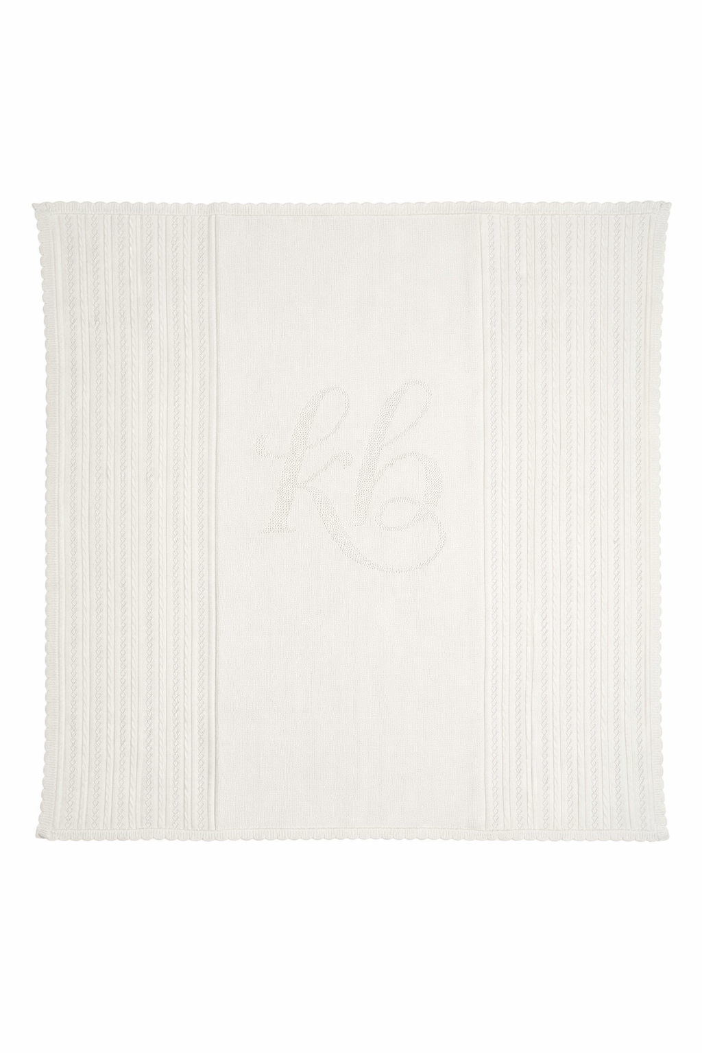 Pointelle Knit Blanket
