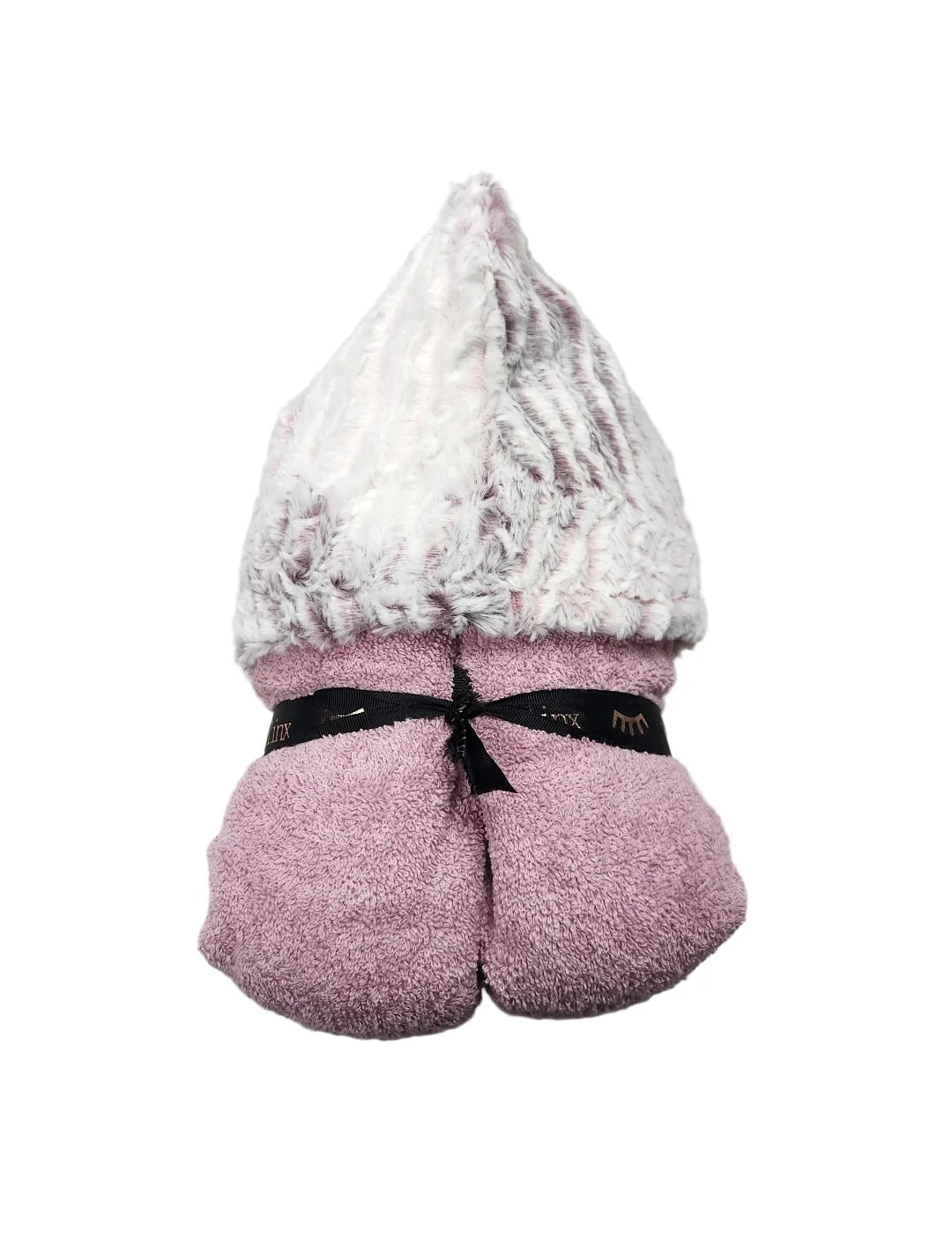 Zingy rose hooded towel