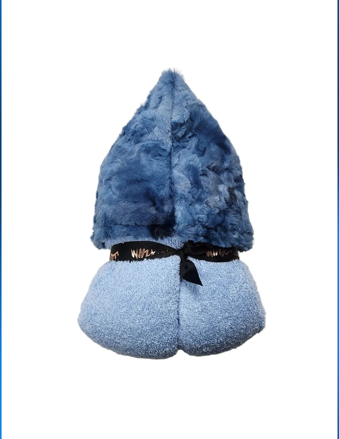 Galaxy blue hooded towel