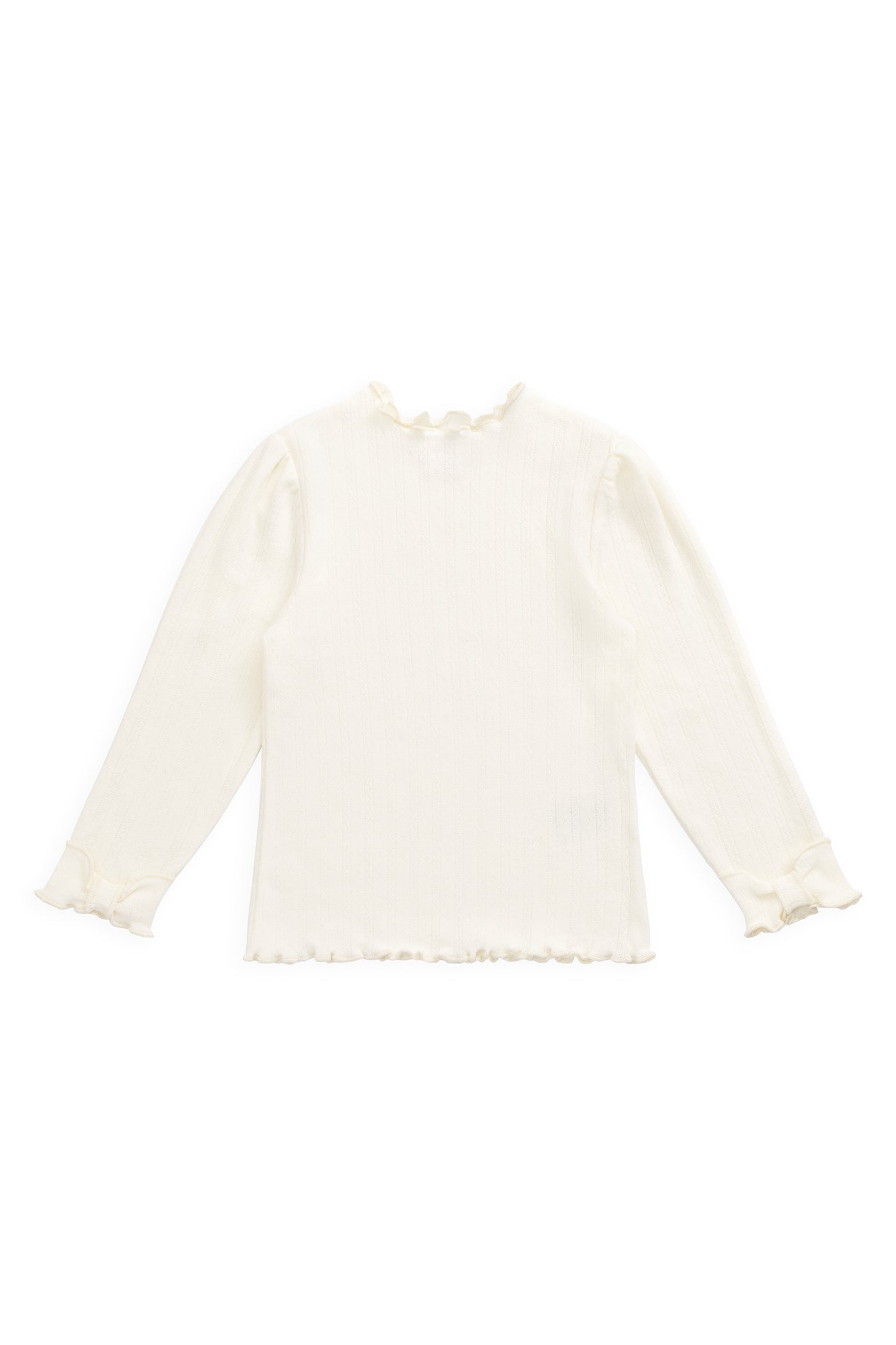 Organic Cotton Pointelle Eliane Top