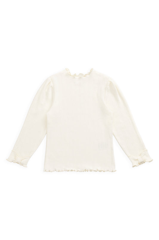 Organic Cotton Pointelle Eliane Top