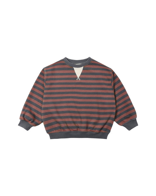 OVERSIZED SET MULBERRY STRIPE