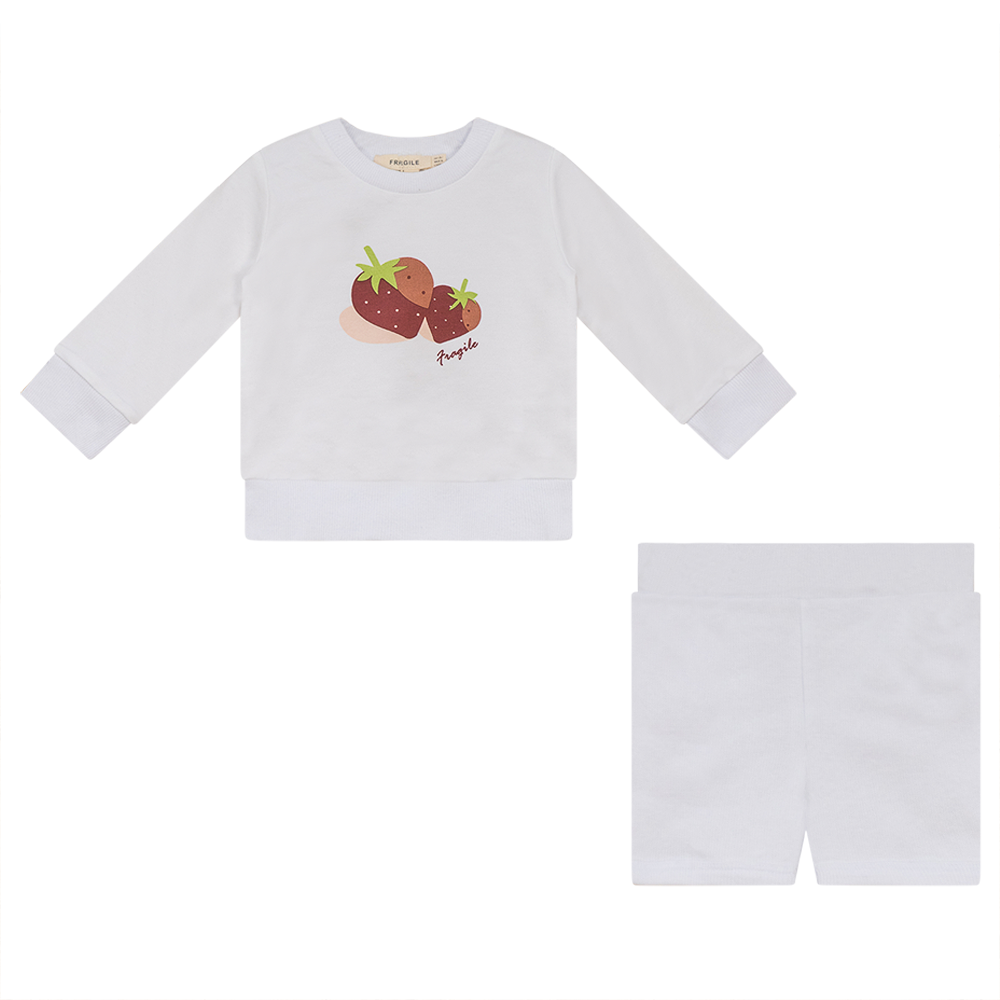 Fragile - Strawberry 2 PC Sweat Shirt