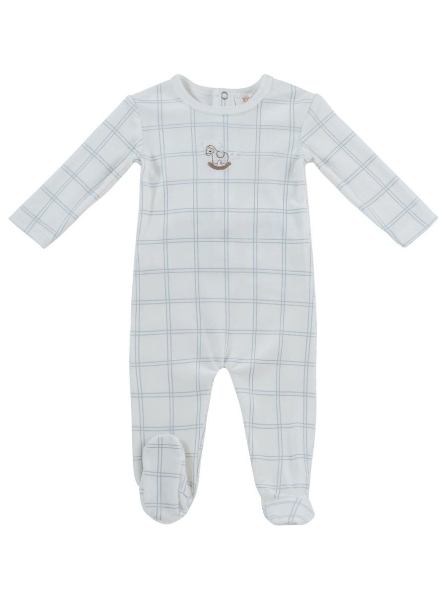 Whinny Plaid Footie