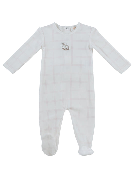 Whinny Plaid Footie