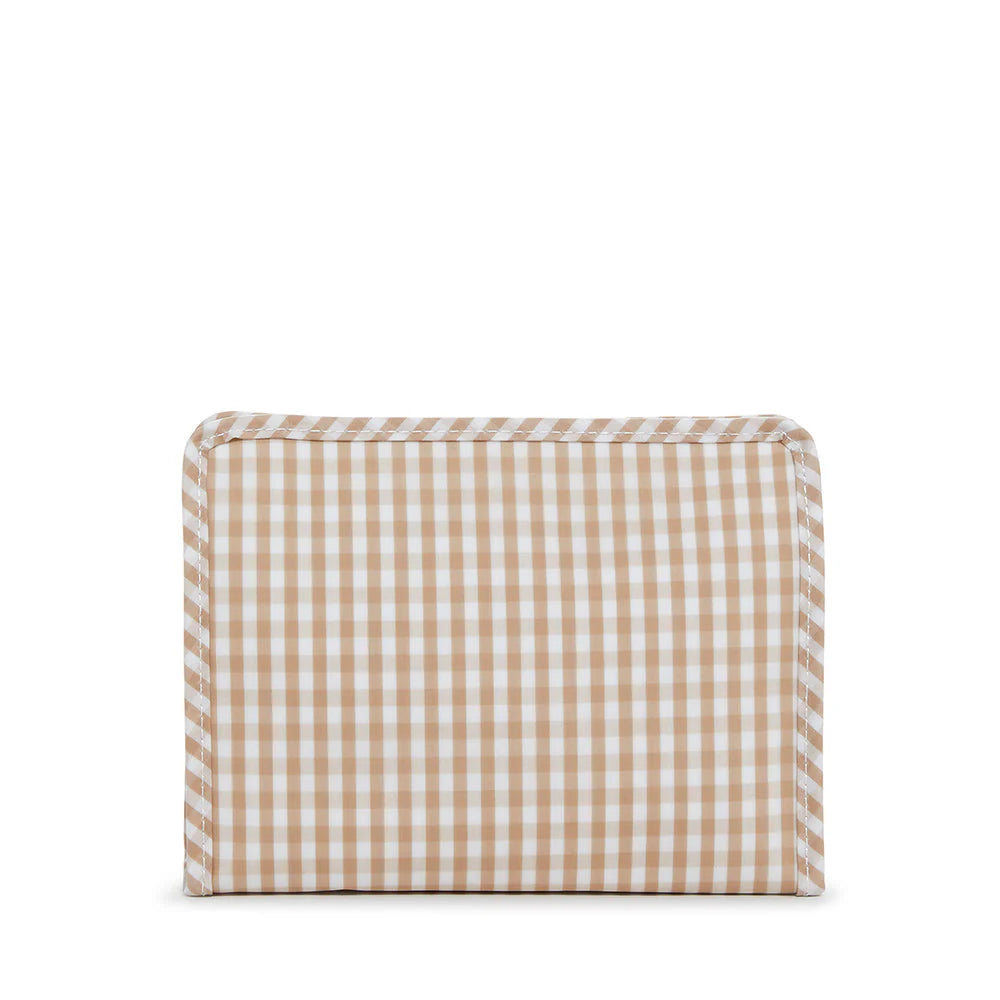ROADIE POUCH - GINGHAM KHAKI