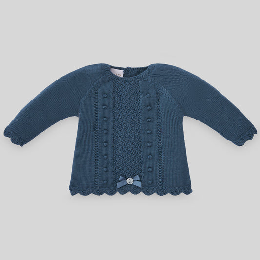 KNIT SWEATER SET + BLOUSE "TEDDY"