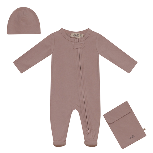 Baby Romper And Hat In Pouch