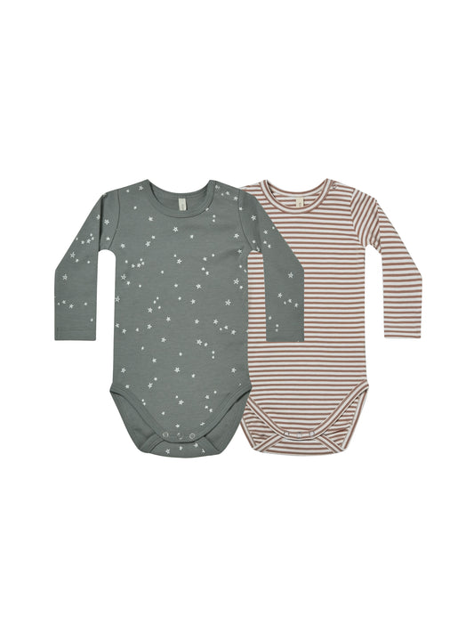 JERSEY BODYSUITS, 2-PACK