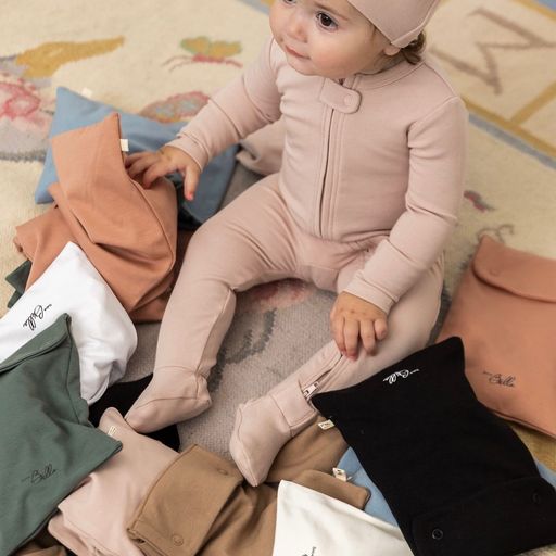 Baby Romper And Hat In Pouch