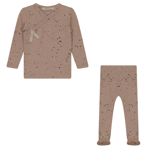 Fragile Bebe - Baby Boy 2 PCS Set With Knot At Side